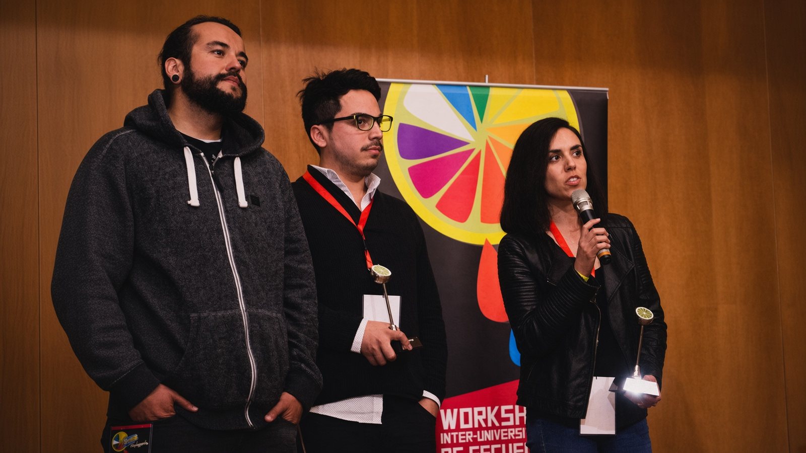 Panel del workshop interuniversitario del Festival Estrújate