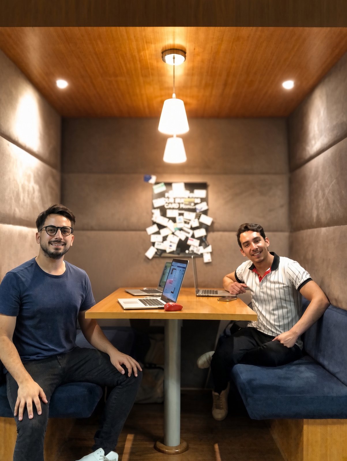 Trabajo en una cabina de coworking en Perú