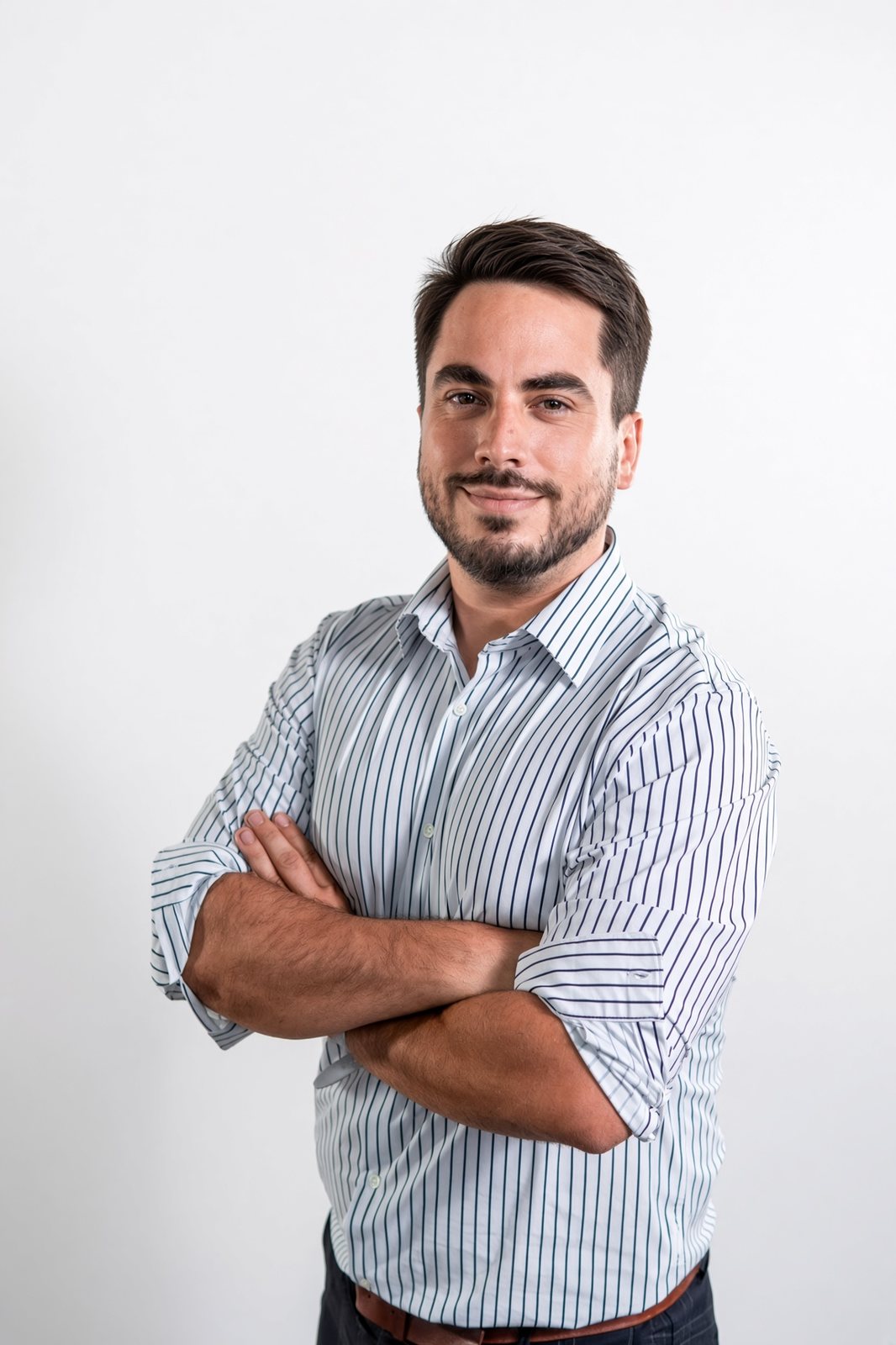 Retrato corporativo oficial de prensa de Polo Díaz